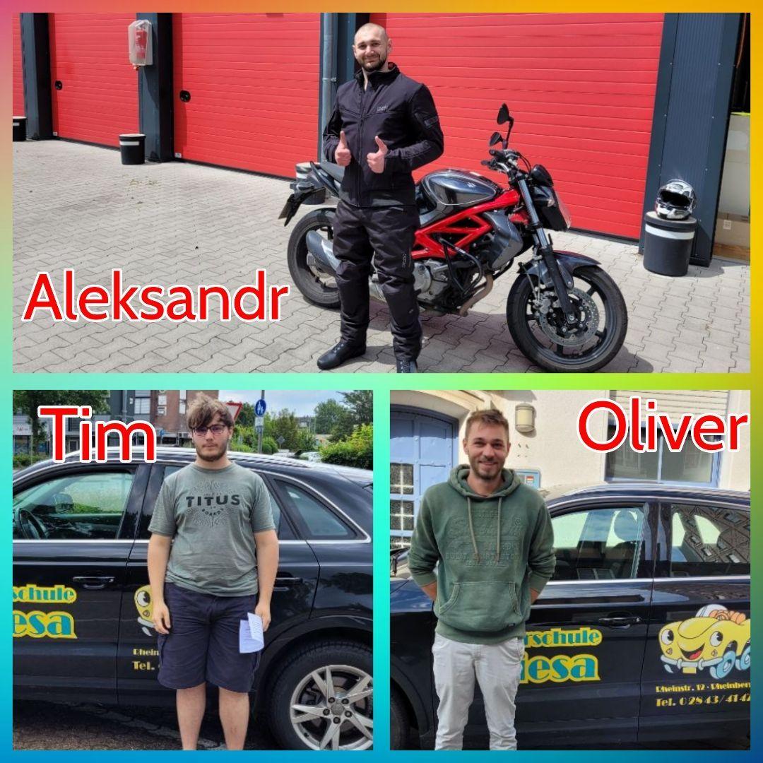 13.06.2022: Unsere neuen Führerscheininhaber vom Niederrhein