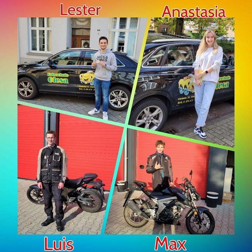 14.10.2022: Unsere neuen Führerscheininhaber vom Niederrhein