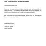 STREIK AUSGESETZT !!!