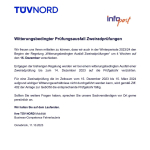 GUTE NACHRICHT VOM TÜV