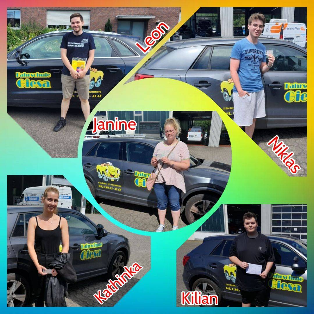 11.07.2023: Unsere neuen Führerscheininhaber vom Niederrhein