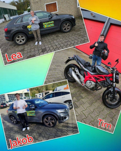 03.11.2023: Unsere neuen Führerscheininhaber vom Niederrhein