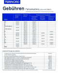 Neue GEBÜHRENORDNUNG vom TÜV