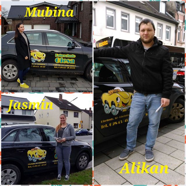 Führerscheinneulinge Mubina, Jasmin & Alikan