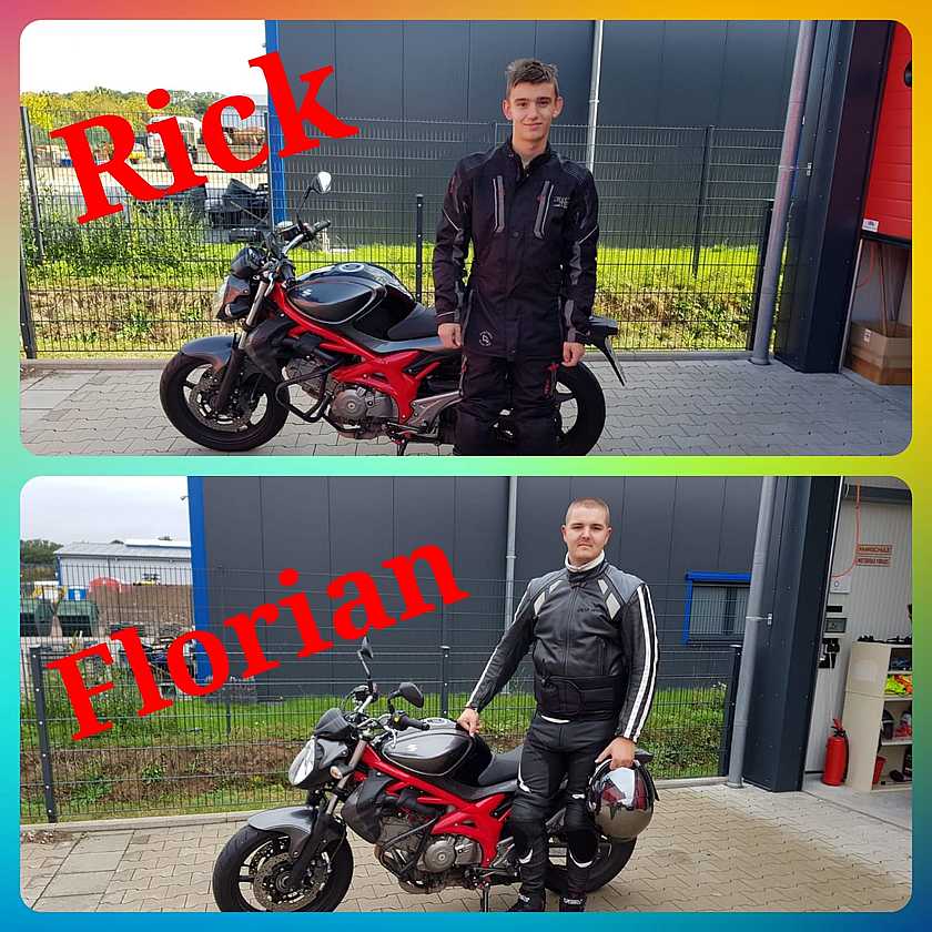 27.09.2019: Unsere neuen Führerscheininhaber Rick & Florian